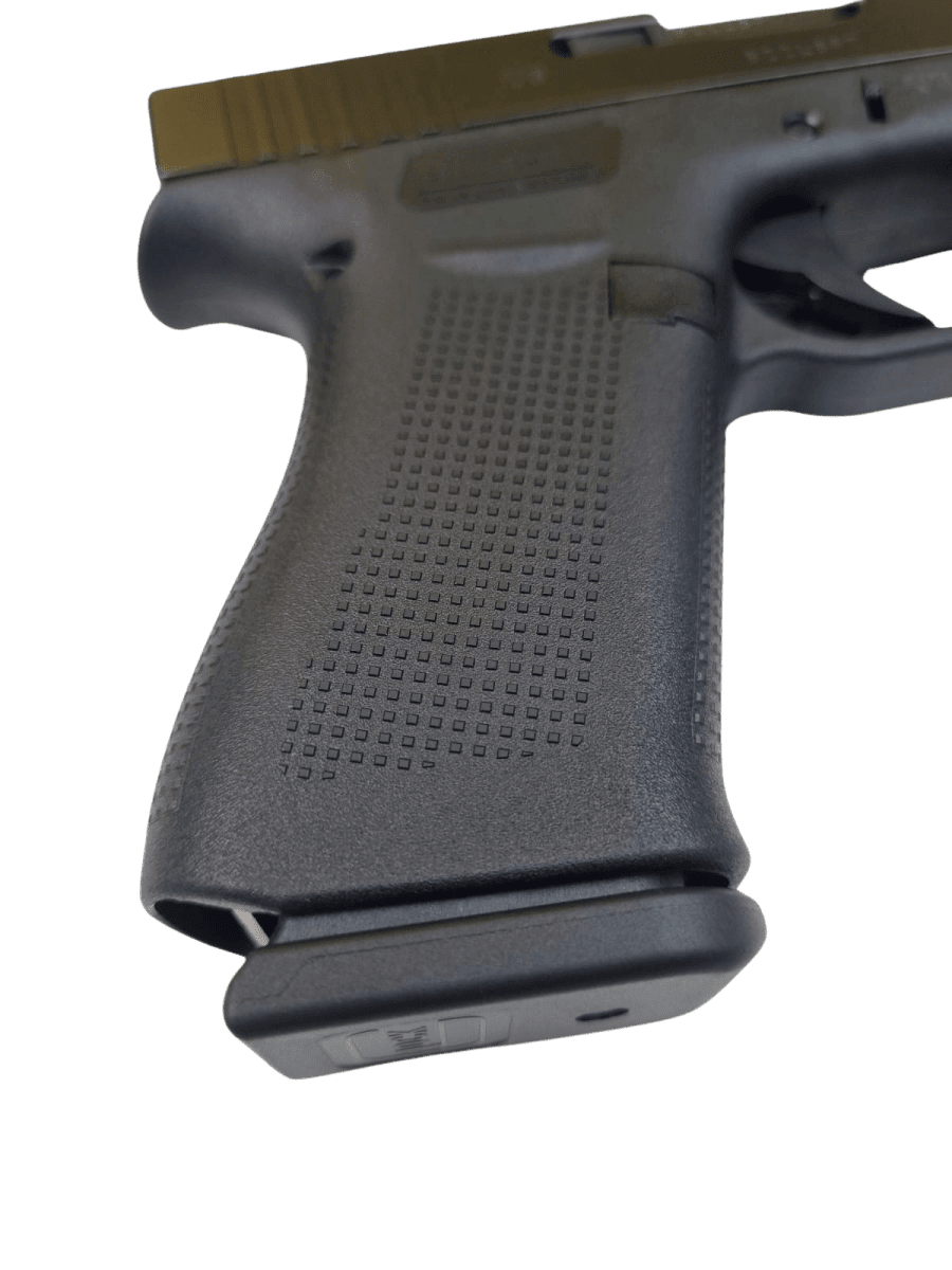 Pistola cal 9x19mm Glock 43X negra, con riel FS14