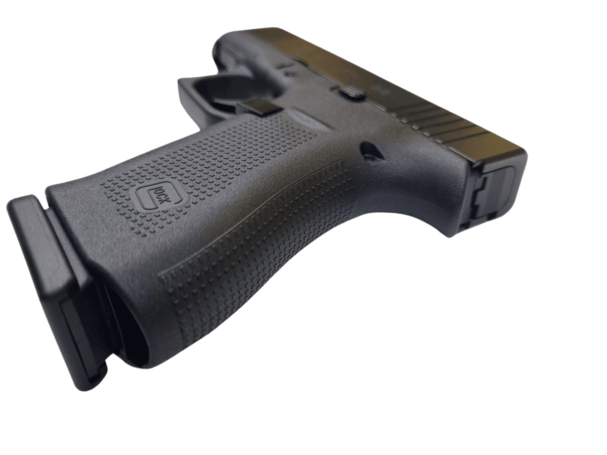 Pistola cal 9x19mm Glock 43X negra, con riel FS6