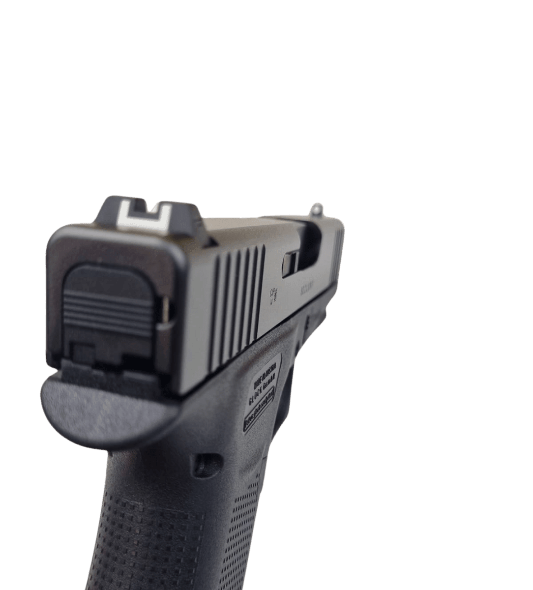 Pistola cal 9x19mm Glock 43X negra, con riel FS11