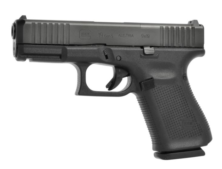 Pistola cal 9 mm Glock mod 19 gen5 FS MOS1