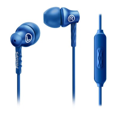 AUDIFONOS CON MIC METAL AZUL PHILIPS SHE81051