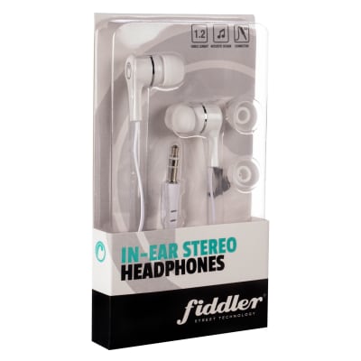AUDIFONOS IN EAR BLANCO FIDDLER FD003FW MACROTEL (gomitas)