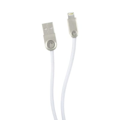 CABLE REFORZADO IPHONE 2.0A 2MTS BLANCO FIDDLER FDIPHONE20W