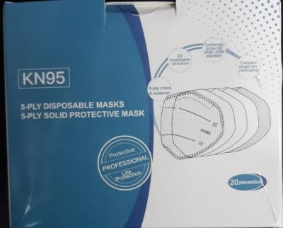 MASCARILLAS DESECHABLES KN95 20 UNIDADES