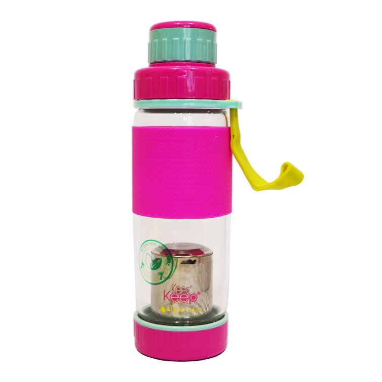 BOTELLA DE VIDRIO CON INFUSOR KEEP3