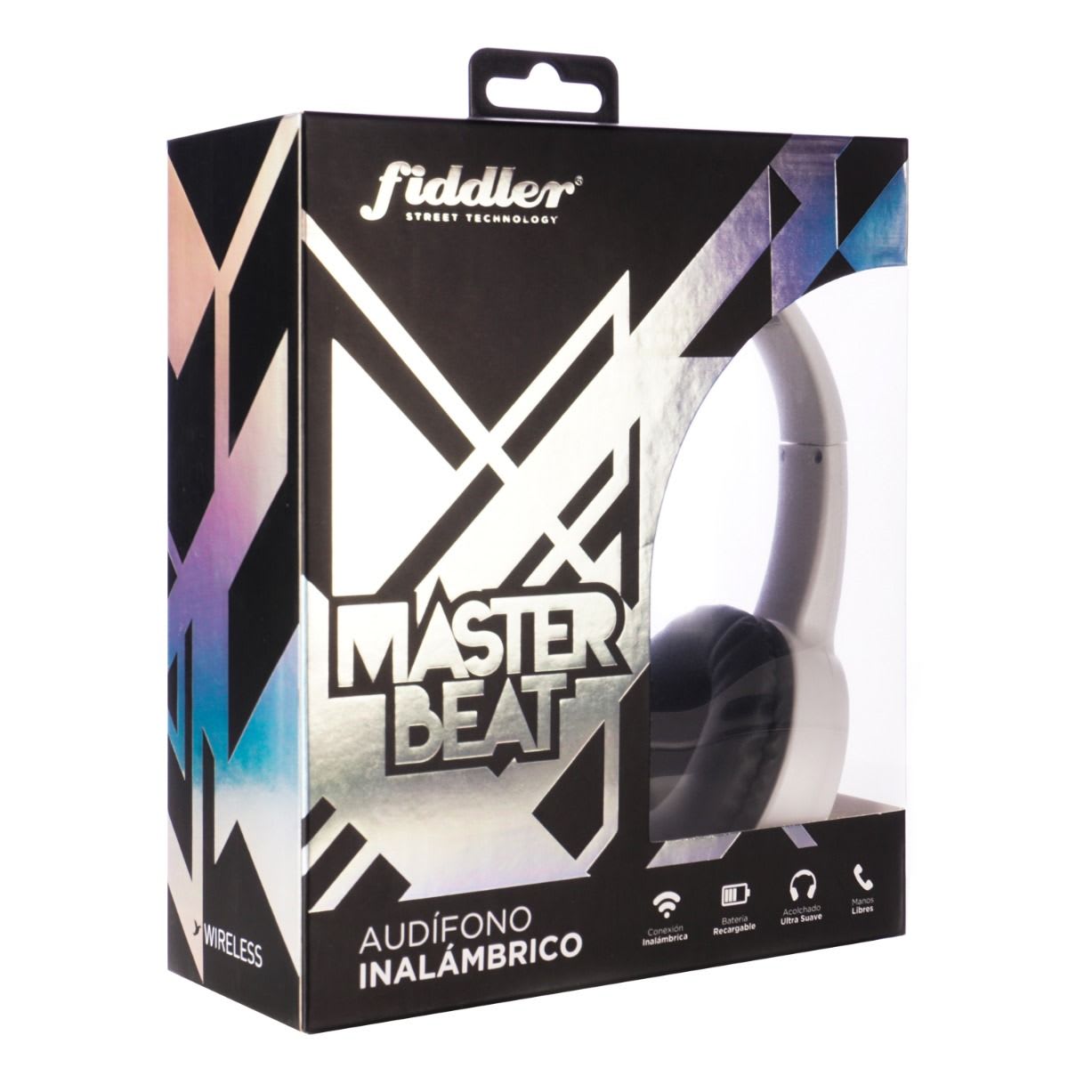 AUDIFONOS BT MASTER BEAT BLANCO FIDDLER FDFVA19B4