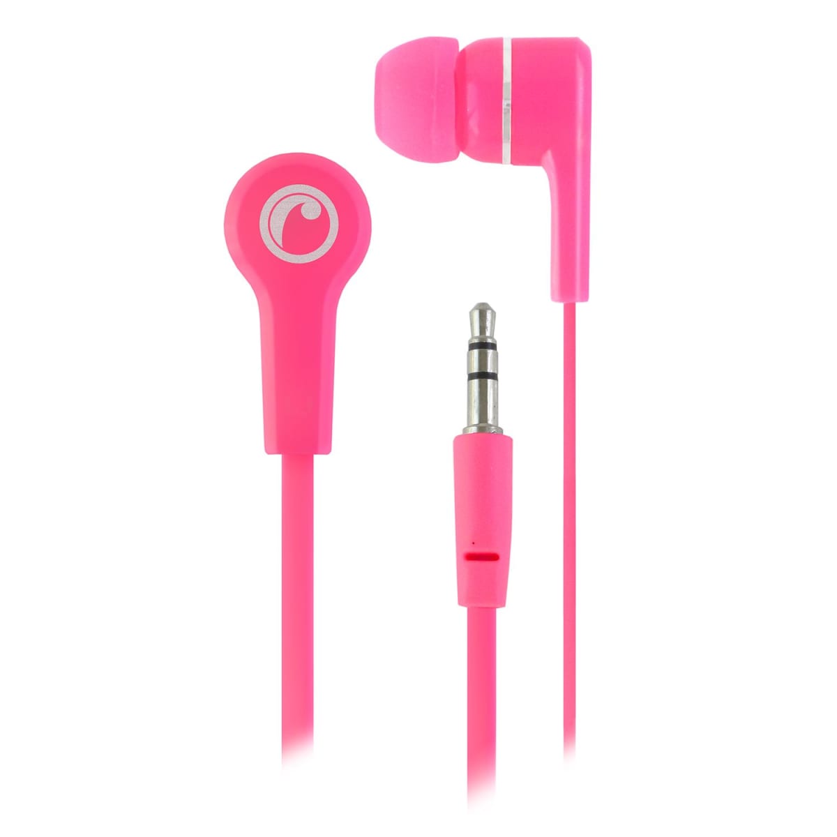 AUDIFONOS IN EAR ROSADO FLUOR FIDDLER FD003FP MACROTEL (gomitas)2