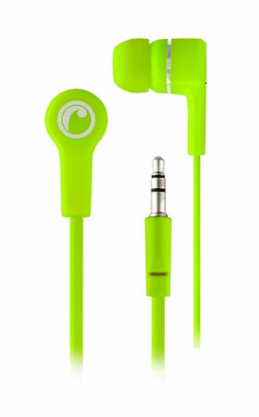 AUDIFONOS IN EAR VERDE FLUOR FIDDLER FD003FG MACROTEL (gomitas)2