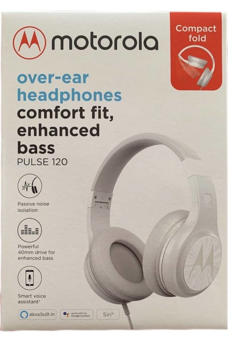 AUDIFONOS MOTOROLA PULSE 120 BLANCO 0