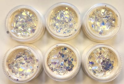 Coleccion Glitters 6 Piezas #71