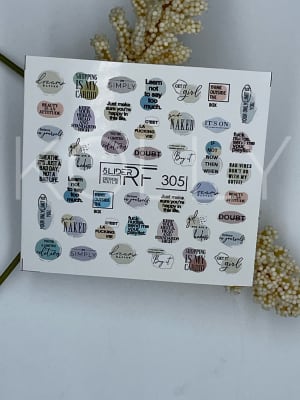 Sticker SliderRF 305 Mini1