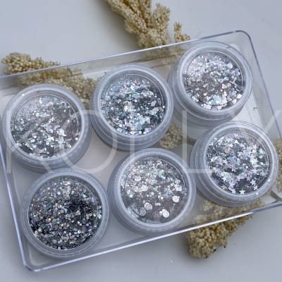 Coleccion Glitters 6 Piezas #41