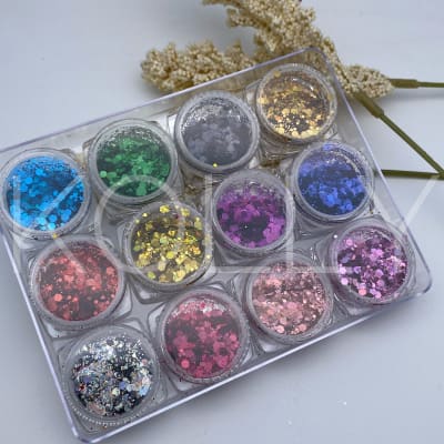 Decoración Glitters 12 Piezas # 41