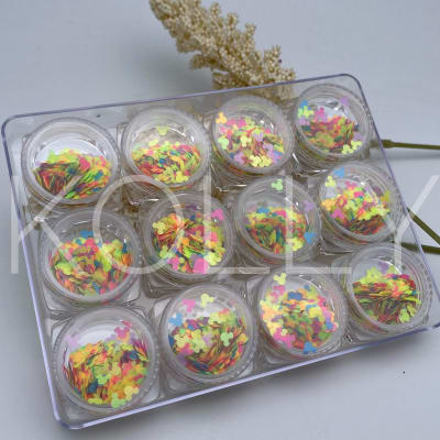 Decoración Glitters 12 Piezas # 61