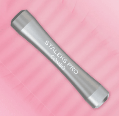 Mango Plateado para Repujador de Cutículas STALEKS UNIQ 10 – Compatible con Puntas Intercambiables1