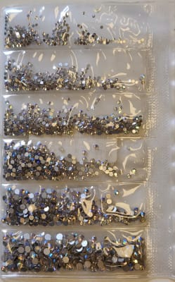 Cristales de Vidrio Tornasol azul1