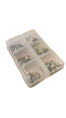 Cristales de Vidrio tornasol verde1