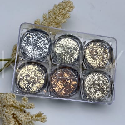Decoración Flakes Gold1
