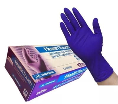 Guantes healthTouch Talla M Cobalto1