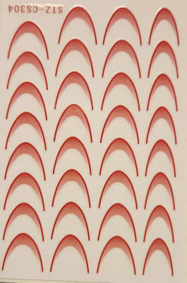 sticker francesa Roja1