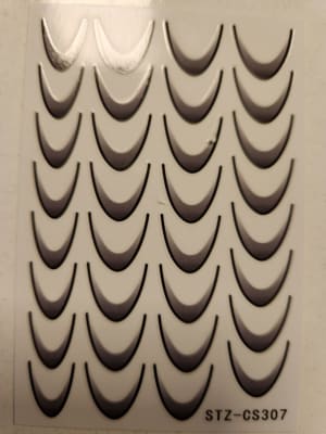 sticker con pegatina francesa negro1