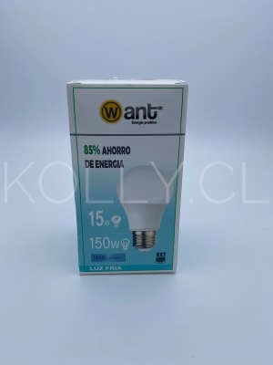Ampolleta luz fría 15w1