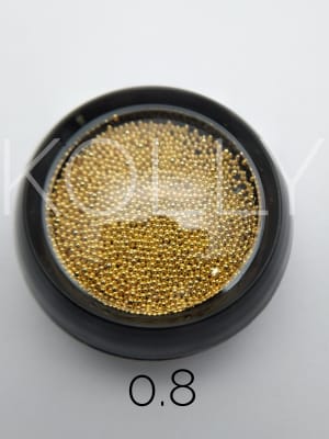 Decoración Caviar Dorado 0.81