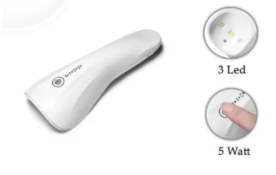 Lámpara UV/Led mini portátil Con Mango1