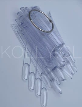 Muestrario Argolla Almendra Transparente1