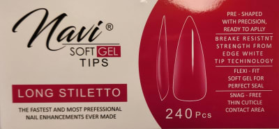 Tips Soft Gel Navi Long Stiletto1