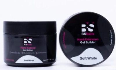 Gel Builder BS Nails Soft White1