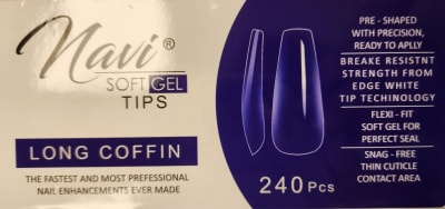 Tips Soft Gel Long Coffin1