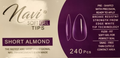 Tips Soft Gel Short Almond1