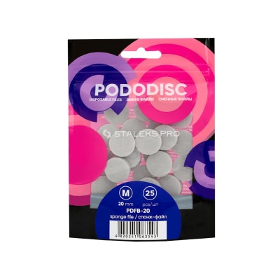 Pads Sponge Para Pododisc Staleks Pro “M” (25U)1