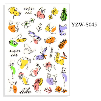 STICKER PEGATINA YZW-S0451