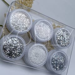 Coleccion Glitters 6 Piezas #2