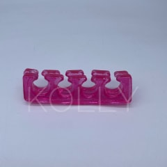 Separador de dedos rosa pedicure