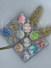 Decoración Glitters 12 Piezas # 9
