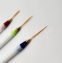 Pincel Liner Largo kit 3un
