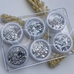 Coleccion Glitters 6 Piezas #4