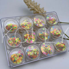 Decoración Glitters 12 Piezas # 6