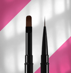 Pincel Doble Staleks Expert – Liner 10 mm / Gel 11 mm