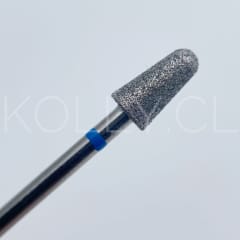 Cono Punta Redonda Azul 0.50