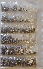 Cristales de Vidrio Tornasol azul