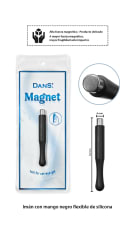 Imán con mango de silicona negro