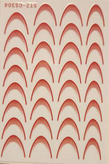 sticker francesa Roja