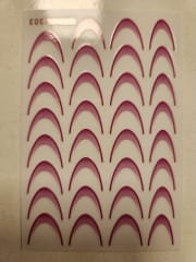 sticker con pegatina francesa Fucsia