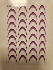 sticker con pegatina francesa Morado