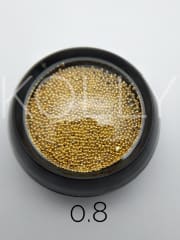 Decoración Caviar Dorado 0.8