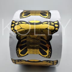 Molde Mariposa Dorado 500 Unidades